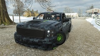 Forza Horizon 4  2018 Chevrolet Silverado 1500 Drift Truck [upl. by Idas]