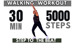 5000 Steps in 30 Min Fat Burn Walking Workout I Low Impact Indoor ExerciseI Easy Cardio Dance [upl. by Cahn]