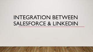 Integrate Salesforce amp Linkedin  Make a Linkedin Post from Salesforce  LWC [upl. by Celina]