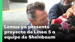 Lemus ya presentó proyecto de Línea 5 a equipo de Sheinbaum  Jalisco Noticias [upl. by Odarbil]