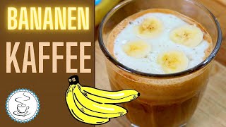 Cremiger Kaffee Shake mit Banane  ganz einfach selber machen [upl. by Burrows]