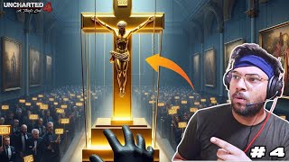 Stealing the Most Expensive Treasure The Golden Jesus Cross  Uncharted 4quot Part 4 [upl. by Peugia940]