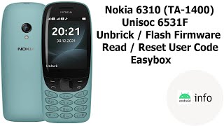 Nokia 6310 TA1400  Unbrick  Flash Firmware  Read amp Reset User Code  Easybox  Android info [upl. by Moody]