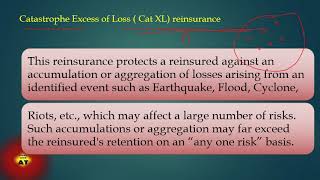 IC 85 CH4 NON PROPORTIONAL REINSURANCE PART2 [upl. by Lissak278]