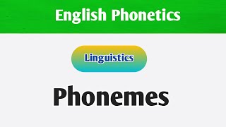 What is phoneme   Phonetics and Phonology  Basic sounds [upl. by Elleval]