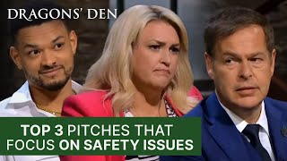 Top 3 Pitches With Safety Focus Products  Season 20  Dragons Den [upl. by Phene123]