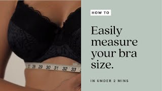 How to measure your bra size — an easy guide [upl. by Eelloh]