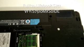 Fujitsu FSC LIFEBOOK S751 Notebook VFYS7510MXS01DE [upl. by Tihw33]