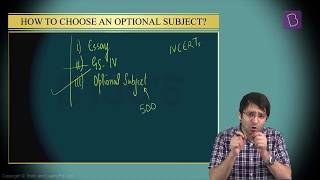 BYJUs IAS  How to Choose an Optional Subject for UPSCIAS [upl. by Akirdnwahs819]