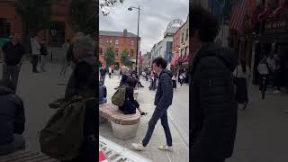 Temple bar Dublin Ireland 🇮🇪 ☘️ dublin travel tourist shorts templebar [upl. by Maclean722]