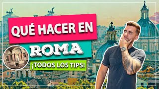 Qué hacer en ROMA Paseos y puntos turísticos imperdibles ¡Todos los consejos [upl. by Enyamart]