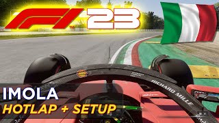 F1 23 IMOLA Hotlap  Setup 113447  28 th Worldwide Ranking [upl. by Reifinnej737]