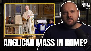 Anglican Archbishop Celebrates Mass in Rome [upl. by Delanie]