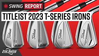 2023 Titleist TSeries Irons  T350 T200 T150 T100  Swing Report [upl. by Ibob717]