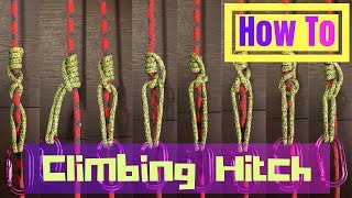 Back To Basic 攀樹基本野  Climbing Hitch Tutorial 攀樹摩擦繩結 8 basic Eye To Eye Hitch [upl. by Skoorb498]