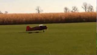 Hangar 9 Beast almost crash dead stick landing with DLE 111 [upl. by Anniram]