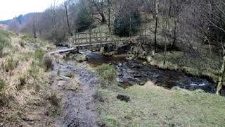 Yateholme  Holmbridge 4K walk 24 Mar 18 Highlights [upl. by Enelcaj]