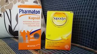 Pharmaton vs Supradyn All Day KARŞILAŞTIRMA [upl. by Fasa589]