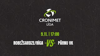 CRONIMET Baltijas līga RobežsardzeRīga vs PARNU VK [upl. by Asus607]