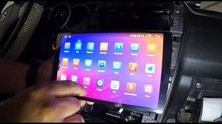 How To Install 9 Inch Car Stereo In Suzuki Grand Vitara [upl. by Erreid]