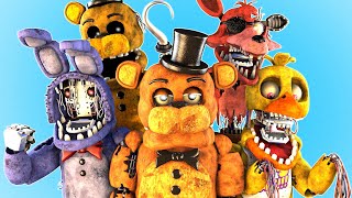 Every Withered Animatronic in a Nutshell [upl. by Acalia]