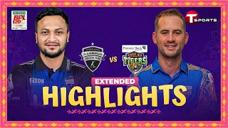 Extended Highlights  Khulna Tigers vs Rangpur Riders 30th Match  BPL 2024  T Sports [upl. by Eiramalegna]