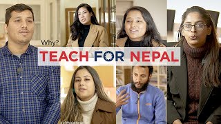 why Teach For Nepal Fellowship  2023 [upl. by Faletti]