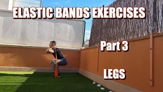 100 RESISTANCE BANDS EXERCISES  PART 3 LEGS [upl. by Kind171]