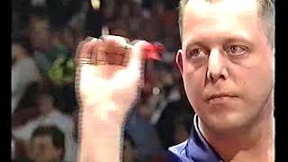 King vs Scholten Darts World Championship 1997 Quarter Final [upl. by Anerbas]