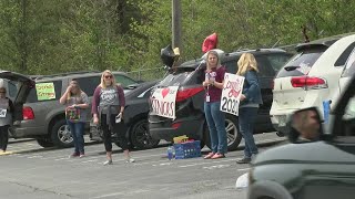 Unaka High School seniors get a surprise while picking up graduation supplies [upl. by Tandie]