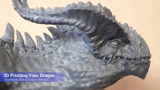 3D Printing My Dragon on My Ender 3 Pro [upl. by Oiromed]