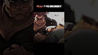 Yujiro vs Sikorsky baki hanma baki yujirohanma anime fyp animeedit [upl. by Nonnek]