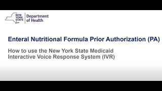 IVR Enteral PA Webinar [upl. by Ehsiom]