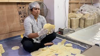 The Papad Queen of Surat  800 Kg Papad Production  Street Food [upl. by Eseila264]