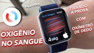 OXIGÊNIO NO SANGUE🩸COM APPLE WATCH vs OXÍMETRO DE DEDO [upl. by Vally]