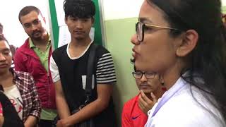 lymph node Examination Kathmandu Medical College and Teaching Hospital [upl. by Yentrok]