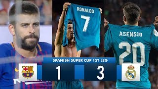 Barcelona 13 Real Madrid HD 1080i Spanish Super Cup Full Match Highlights 130817 [upl. by Gilbart]