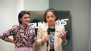 Exclusive Interview with Allegra Acosta and Ariela Barer or Marvels Runaways on HULU [upl. by Etteniotnna]