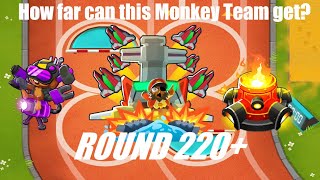 How far can this Monkey Team get Part 27  BTD6 [upl. by Osnofledi]