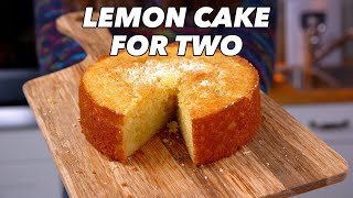 Bitesized Bliss How to Make a Mini Lemon Cake for Two [upl. by Nahtanohj]