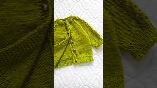 Baby Cardigan Knitting Pattern  StepbyStep Pattern  Preview  Vitalina [upl. by Asennav857]