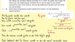 2018II Een ranglijst van alle schakers vraag 13 tm 16 havo wiskunde A [upl. by Artimid]