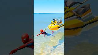 Who Is Stronger 💪 SPIDERMAN VS HULK GTA V CHALLENGE 🔥 shorts spiderman cartoon [upl. by Aloysia]