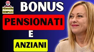 🟨 BONUS PER ANZIANI E PENSIONATI❗️ ECCO COME OTTENERE TUTTI GLI AIUTI❗️ [upl. by Riggs288]