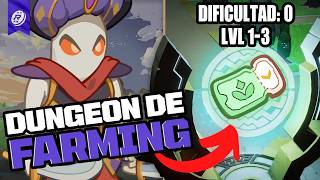 ¿Cómo es una DUNGEON de FARMING NIVEL 0 en LUMITERRA Ronin Network [upl. by Klepac434]