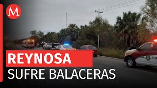 Se registra nueva ola de violencia con balaceras y persecuciones en Reynosa Tamaulipas [upl. by Ydnamron]