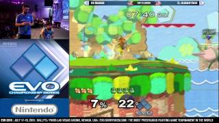 Evo 2015  SSBM Top 8 C9 Mango vs TL Hungrybox [upl. by Odawa]