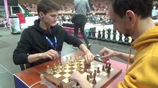 Antoni Kozak  GM Robert Hovhannisyan  European Blitz Championships [upl. by Jone]