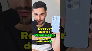 Recover Deleted WhatsApp Messages on iPhone 📲 from iCloud [upl. by Fronia493]