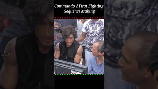 Commando 2 Movie First Fighting Sequence Making ytshorts cineguruji vidyutjammwal viral [upl. by Teerpnam]